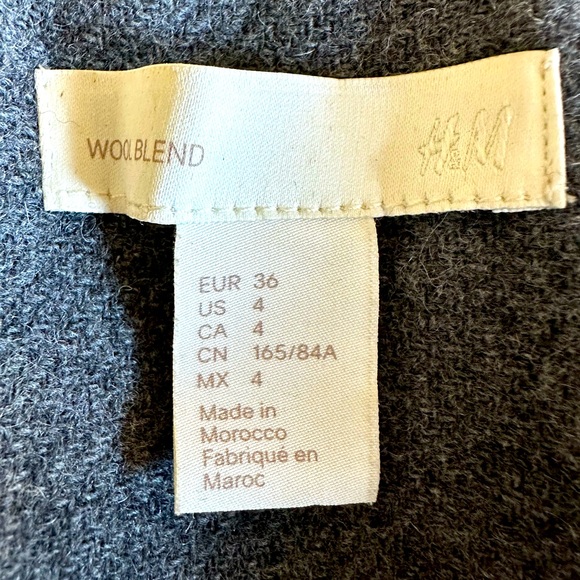 H&M WOOL COAT. - Picture 5 of 6